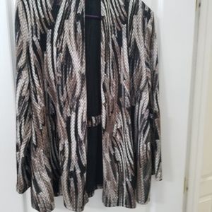 Kasper Leopard Blazer Jacket - new with tags